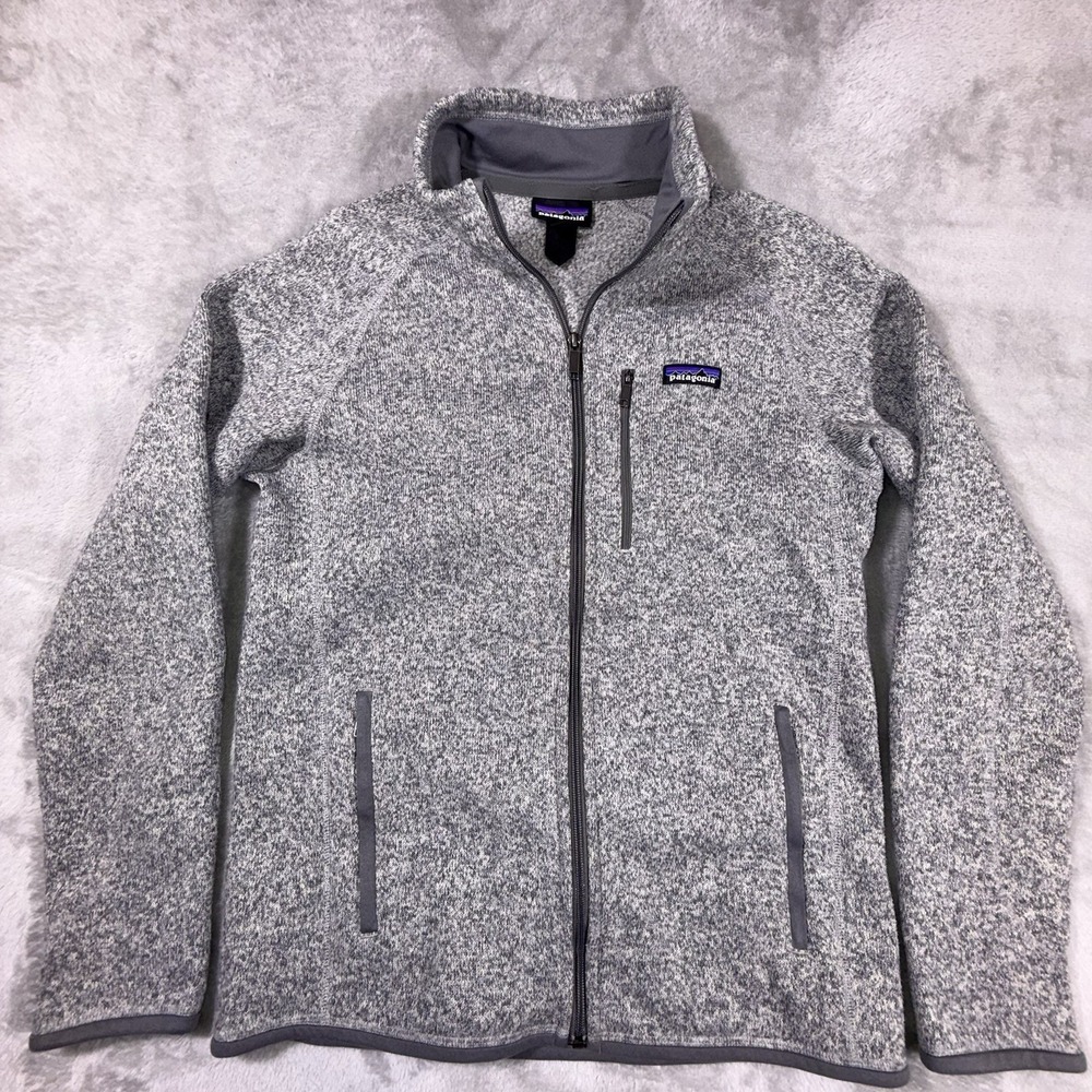 Patagonia Better Sweater Mens Full Zip Jacket Gray Medium Spring Outdoors